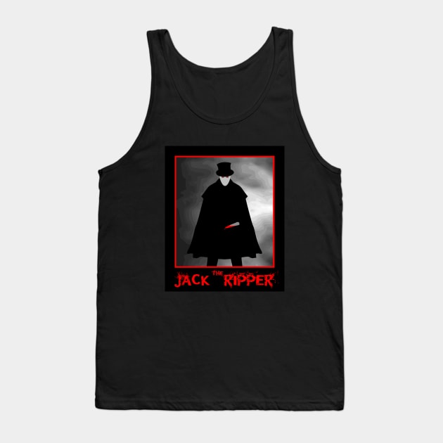 Jack The Ripper Art Tank Top by dflynndesigns